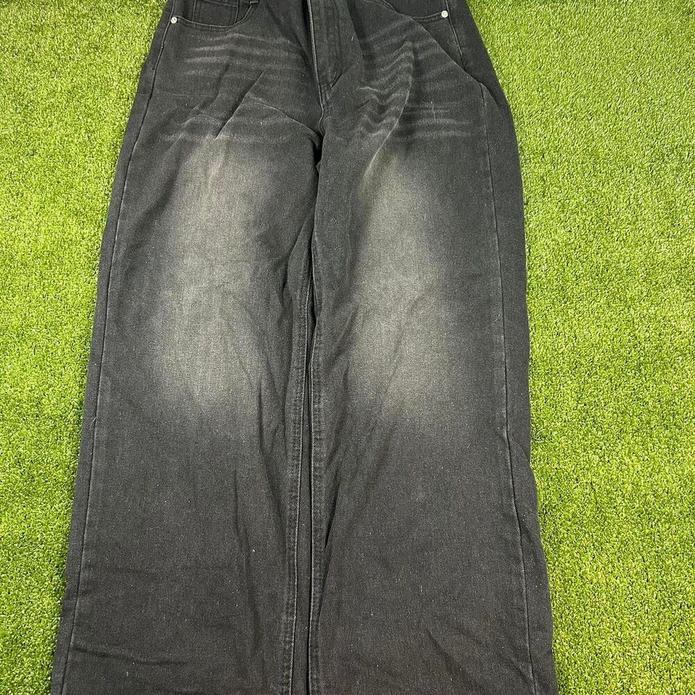 Unbranded Men's Black and Navy Jeans